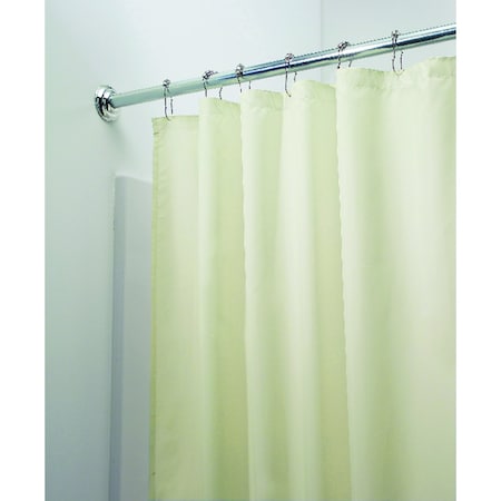 IDesign 72 In. H X 72 In. W Sand Solid Shower Curtain Liner Polyester